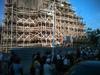 Po tym upalnym dniu w końcu dotarliśmy do kolegiaty pw. Wszystkich Świętych